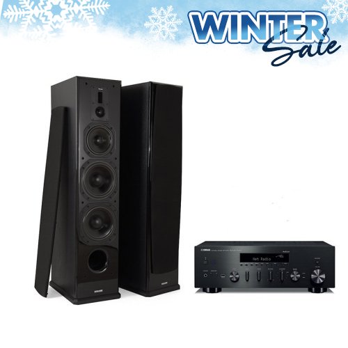 Boxe podea Dynavoice Definition DF-8 + Amplificator Yamaha R-N602