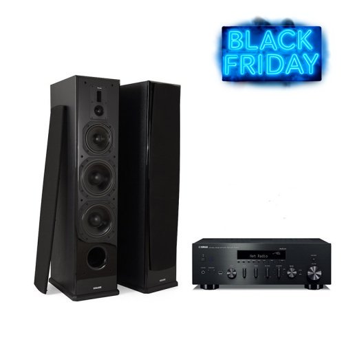 Boxe podea Dynavoice Definition DF-8 + Amplificator Yamaha R-N602