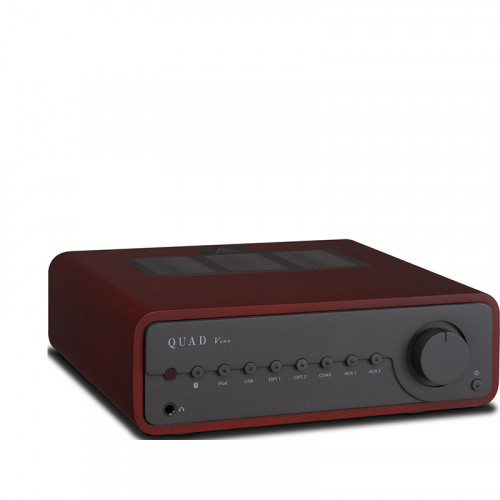 Amplificator stereo cu Dac Integrat Quad Vena finisaj lemn