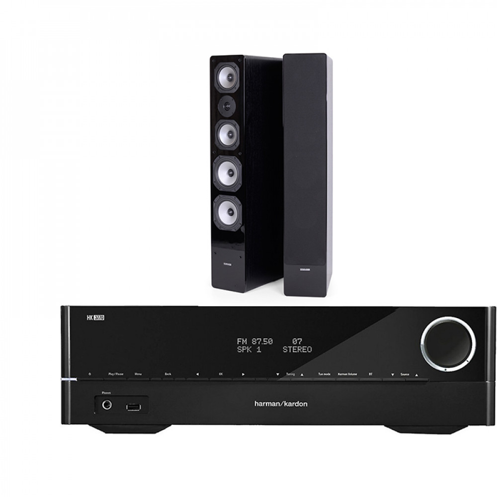 Amplificator Harman Kardon HK3770 + Boxe Podea Dynavoice Challenger M-65 EX V.4