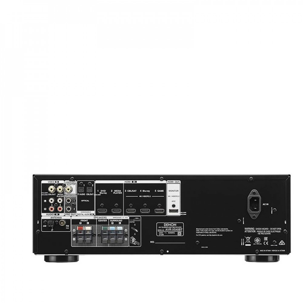 Receiver AV Denon AVR-X540BT + Boxe Magnat Monitor Supreme 802