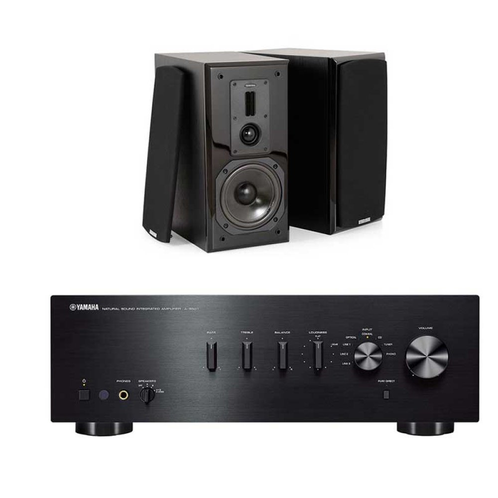 Boxe Raft Dynavoice Definition DM-6 + Amplificator stereo Dac incorporat Yamaha A-S501