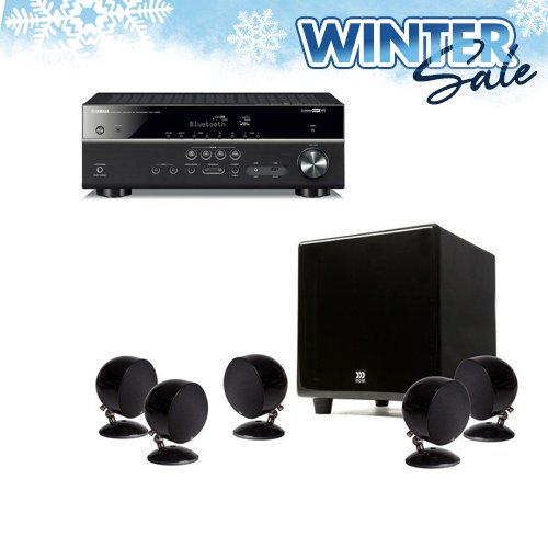 Receiver AV Yamaha RX-V485 + Sistem boxe 5.1 MOREL BEAT-X