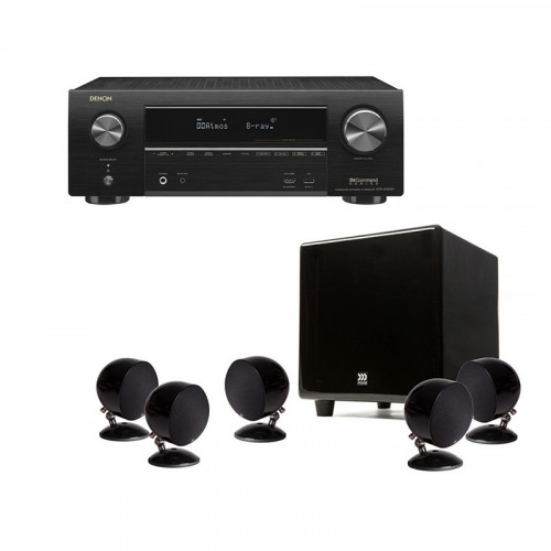 Receiver AV Denon AVR-X1500H + Sistem boxe 5.1 MOREL BEAT-X