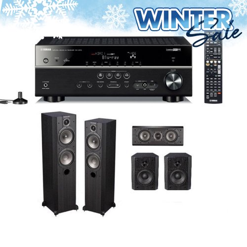 Yamaha RX-V475 + Wharfedale Vardus VR-300