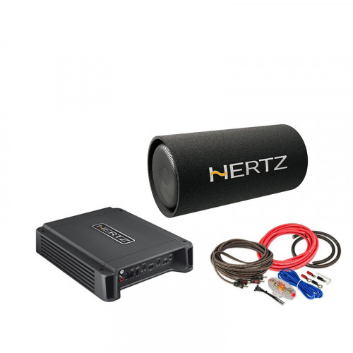 PACHET SUBWOOFER AUTO HERTZ DST 30.3B + AMPLIFICATOR HERTZ HCP 2 + KIT DE CABLURI COMPLET