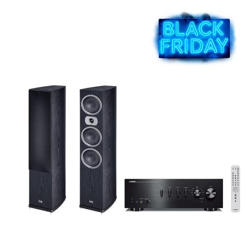 Amplificator stereo Dac incorporat Yamaha A-S501 + Boxe Heco 702