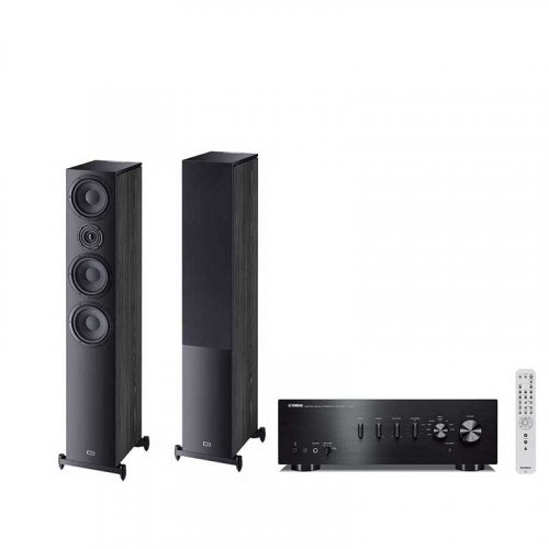 Amplificator stereo Dac incorporat Yamaha A-S501 + Boxe podea Heco Aurora 700