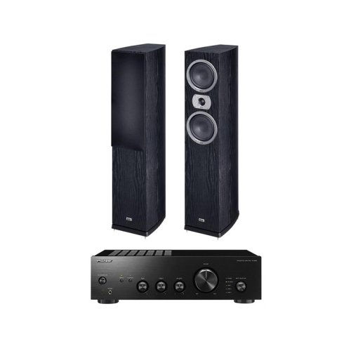Boxe Heco 502 + AMPLIFICATOR STEREO PIONEER A-10AE