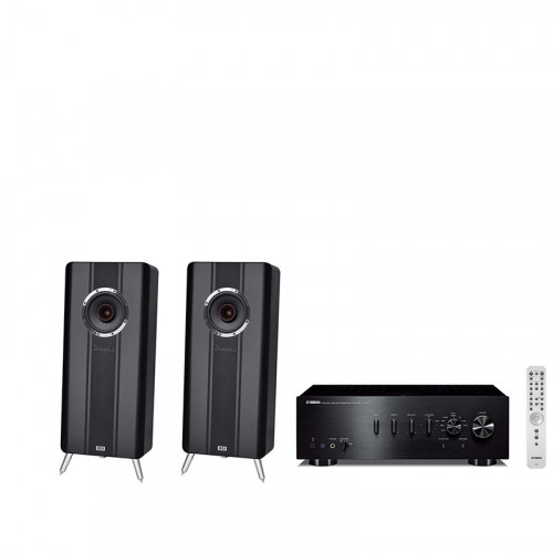BOXE PODEA HECO DIREKT EINKLANG + Amplificator stereo Intrari digitale Yamaha A-S701