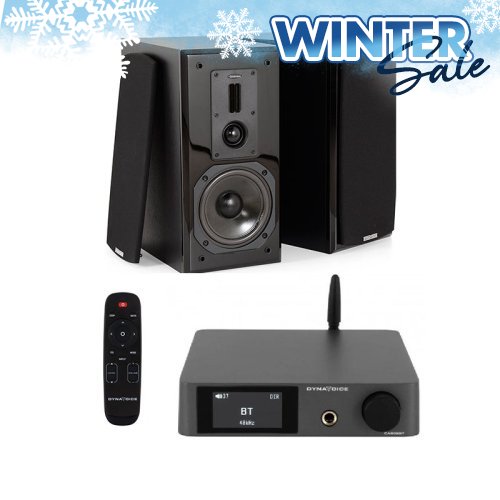 Amplificator stereo Dynavoice CA802BT cu Bluetooth + Boxe Raft Dynavoice Definition DM-6