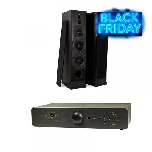 Boxe podea Dynavoice Definition DF-8 + Amplificator Atoll IN 100 SE