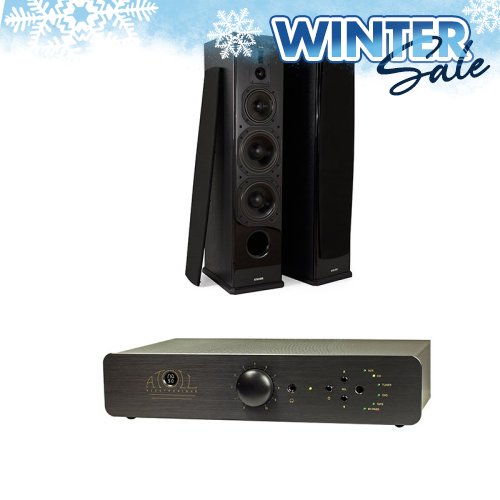 Boxe podea Dynavoice Definition DF-8 + Amplificator Atoll IN 100 SE