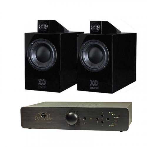 BOXE MOREL OCTAVE SIGNATURE BOOKSHELF + Amplificator Atoll IN 100 SE
