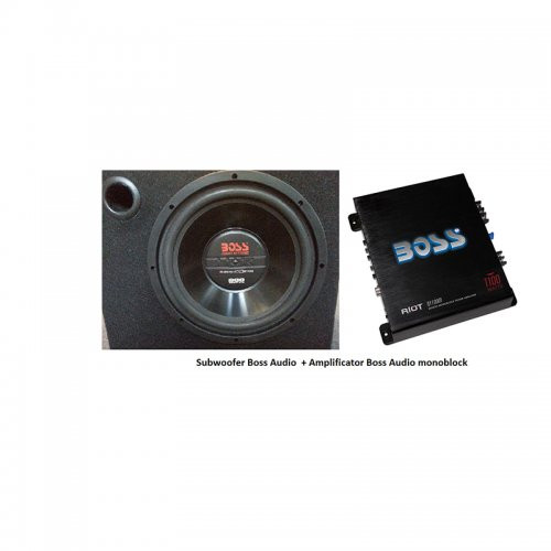 Pachet bass Boss Audio Cx 12+Boss Audio R1100M