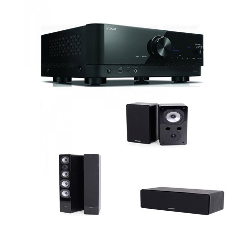 Boxe Podea Dynavoice Challenger M-65 EX V.4 + Boxa Centru DYNAVOICE Challenger C-5 EX (v.4)  + Boxe Raft Dynavoice Challenger S-5 EX V.4 + RECEIVER AV YAMAHA RX-V4A