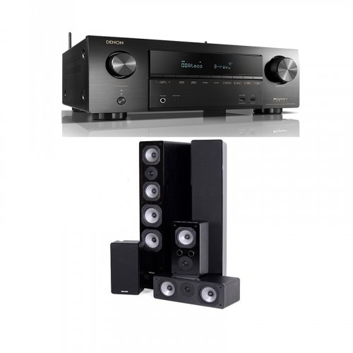 Boxe Podea Dynavoice Challenger M-65 EX V.4 + Boxa Centru DYNAVOICE Challenger C-5 EX (v.4)  + Boxe Raft Dynavoice Challenger S-5 EX V.4 + RECEIVER AV DENON AVR-X1600H