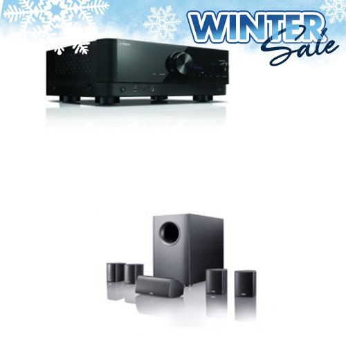 Sistem boxe 5.1 Canton Movie 95+ RECEIVER AV YAMAHA RX-V4A