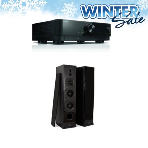 Boxe podea Dynavoice Definition DF-8 + RECEIVER AV YAMAHA RX-V4A