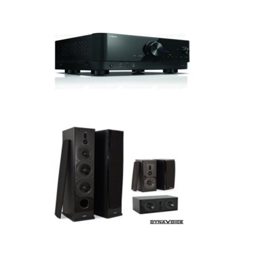 Boxe podea Dynavoice Definition DF-8 + Boxa Centru Dynavoice Definition DC-5 + Boxe Raft Dynavoice Definition DM-6 + RECEIVER AV YAMAHA RX-V4A