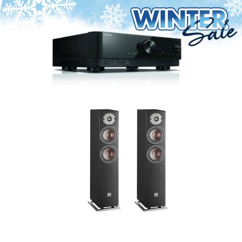 Boxe podea Dali Oberon 7 + RECEIVER AV YAMAHA RX-V4A