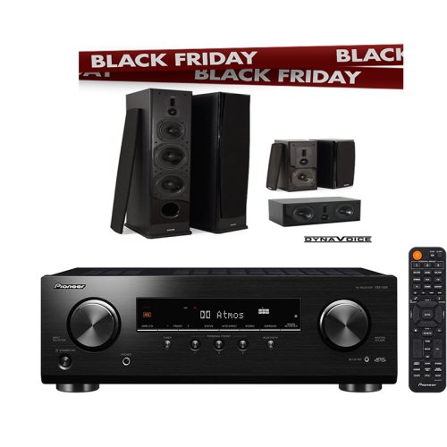 Boxe podea Dynavoice Definition DF-8 + Boxa Centru Dynavoice Definition DC-5 + Boxe Raft Dynavoice Definition DM-6 + Receiver Pioneer VSX-534