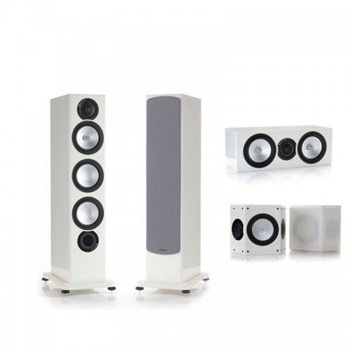 Sistem 5.0 Monitor Audio Silver RX8 5.0 White Gloss pack