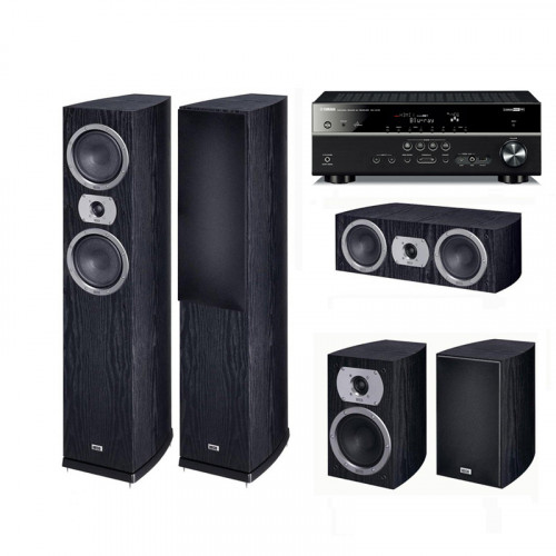 Receiver Yamaha RX-V375 + Heco Victa Prime 502+202+C102