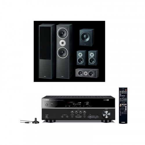 Boxe Magnat Supreme 802+102+Center 252+Sub 202A + Receiver Yamaha Rx-V377