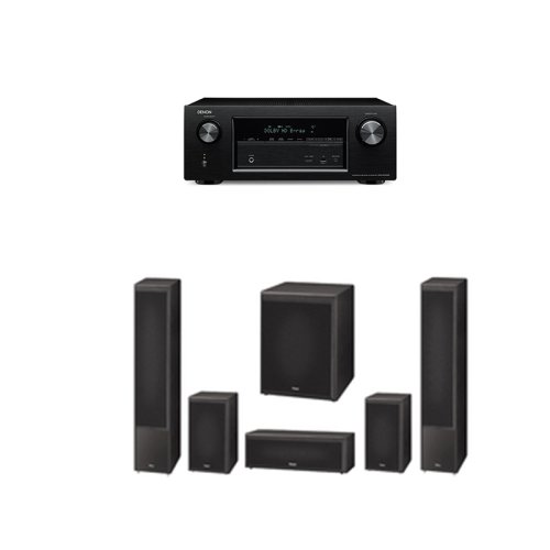 Sistem 5.1 Magnat Monitor Supreme 1002 + 202 + Center 252 + Sub 202A + Receiver AV Denon AVR X-2100