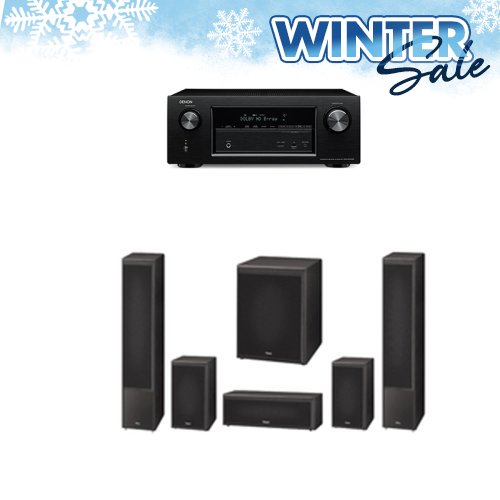 Sistem 5.1 Magnat Monitor Supreme 1002 + 202 + Center 252 + Sub 202A + Receiver AV Denon AVR X-2100