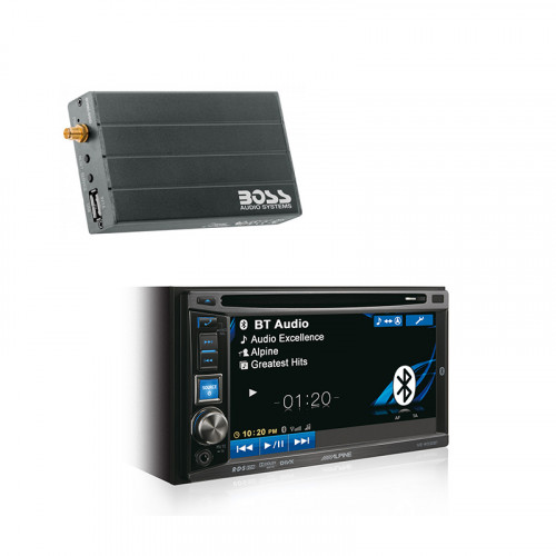Dvd Alpine IVE-W530BT + Interfata Mirrorlink Boss Audio BVML500