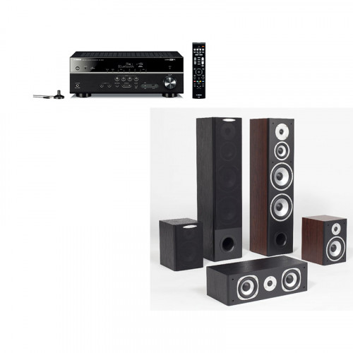Receiver AV Yamaha RX-V479 + Boxe Quadral Quintas 5000