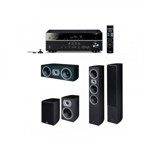 Receiver Yamaha RX-V479 + Pachet Heco Victa 701 + 201 + Center 101