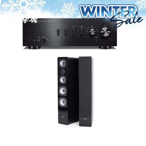 Boxe Podea Dynavoice Challenger M-65 EX V.4 + Amplificator stereo Dac incorporat Yamaha A-S501