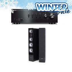 Boxe Podea Dynavoice Challenger M-65 EX V.4 + Amplificator stereo Dac incorporat Yamaha A-S501