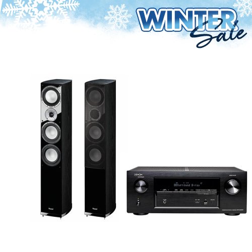 Boxe Magnat Quantum 677 + Receiver Denon AVR-X2200W