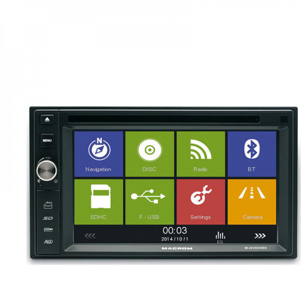 Sistem multimedia 2 DIN Macrom M-DVD5566 