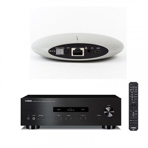 Amplificator Yamaha A-S201 + Adaptor wireless Muzo Cobblestone