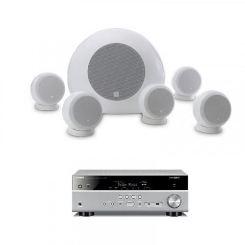 SISTEM BOXE 5.1 MOREL SOUNDSPOT MT-2 COMPACT + Receiver Yamaha RX-V581